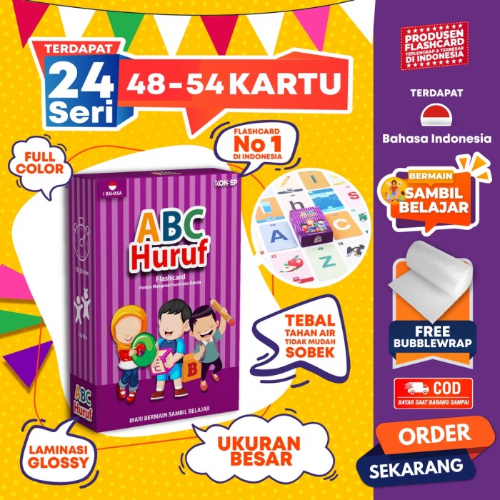 Jual Mainan Maenan Maianan Anak Perempuan Anak Laki Laki Kartu Edukasi ...