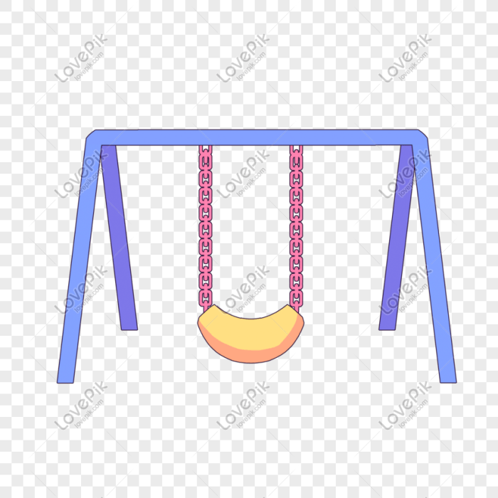Gambar anak bermain ayunan