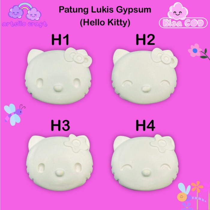 Jual Series Hello Kitty Mainan Anak Edukatif Melukis Mewarnai Patung ...