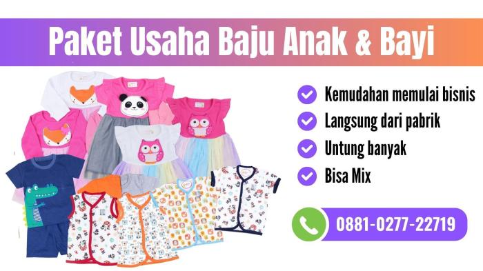 Paket Usaha Baju Anak Bayi di Surabaya - Tribun JualBeli