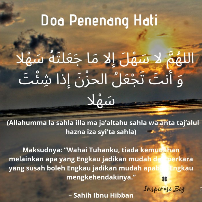 Doa Penenang Hati - Homecare24