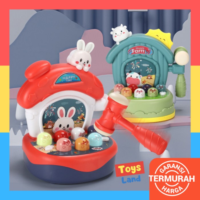 Jual Mainan Anak Hammer Ball Toys Hammer Toys Mainan Balita Mainan ...