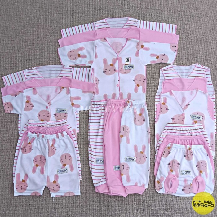 Jual 18 Pcs Baju Bayi Celana Bayi Setelan Bayi Perempuan Baju Bayi ...