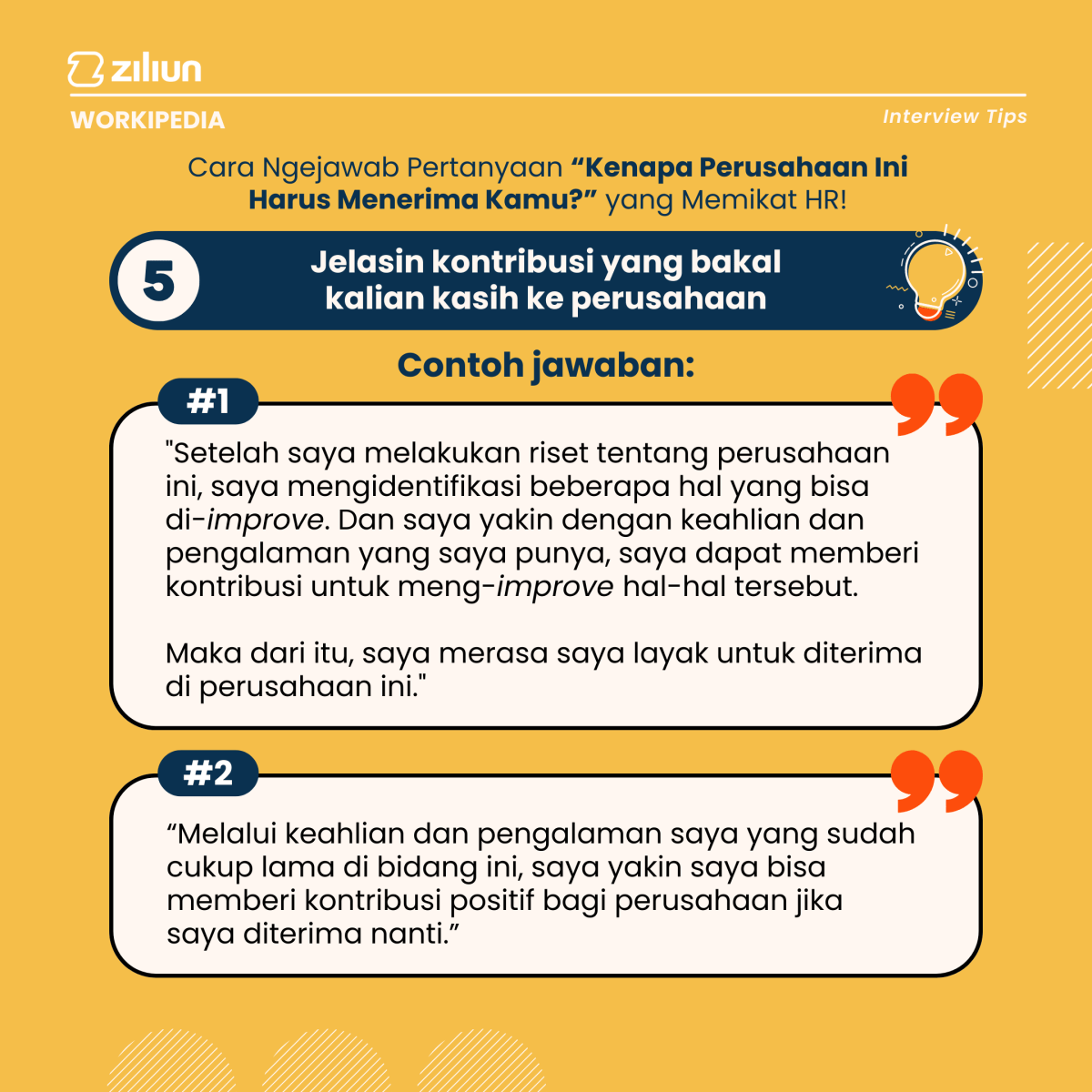Cara Menjawab Pertanyaan Interview Kerja