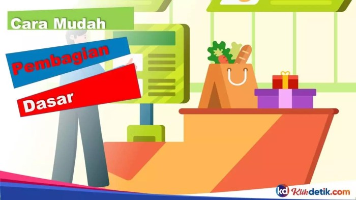 Cara mengajari anak pembagian dengan mudah