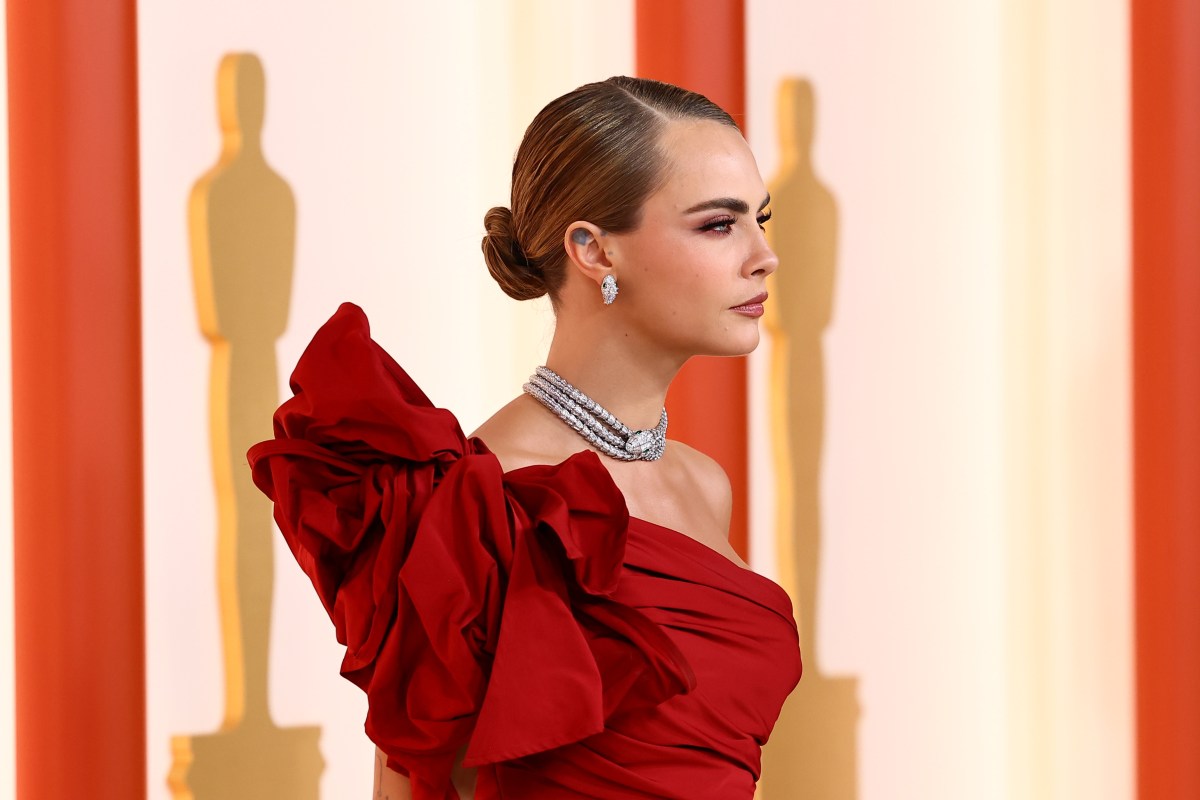 Cara Delevingne looks ravishing in red at Oscars 2023 after rehab reveal