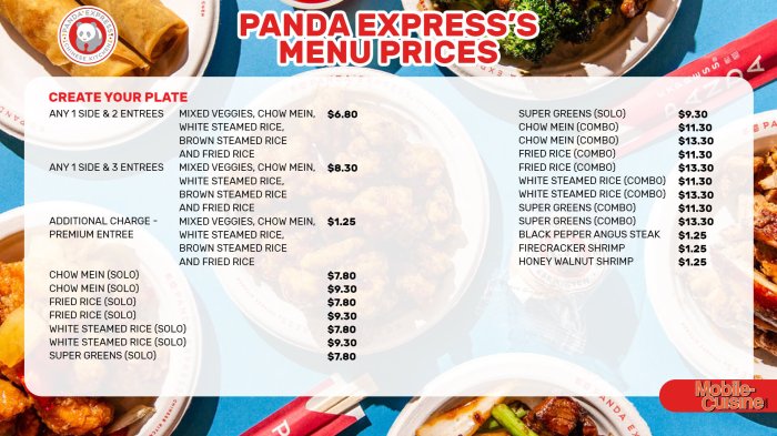 Panda Express Food Menu