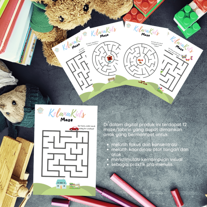 Download Rekomendasi Lembar Kerja Anak Printable Toddler Worksheet