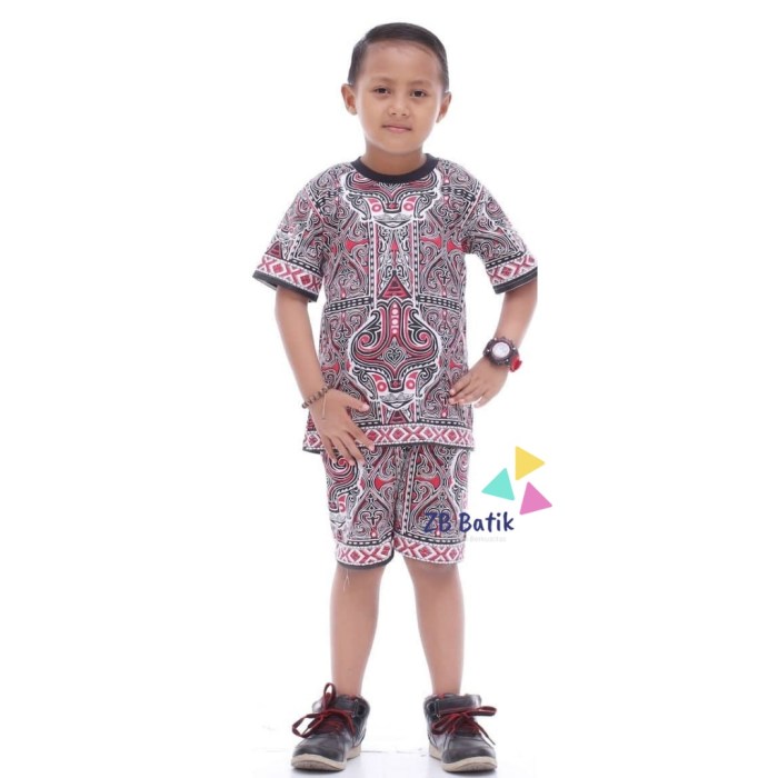 Setelan kaos anak laki laki