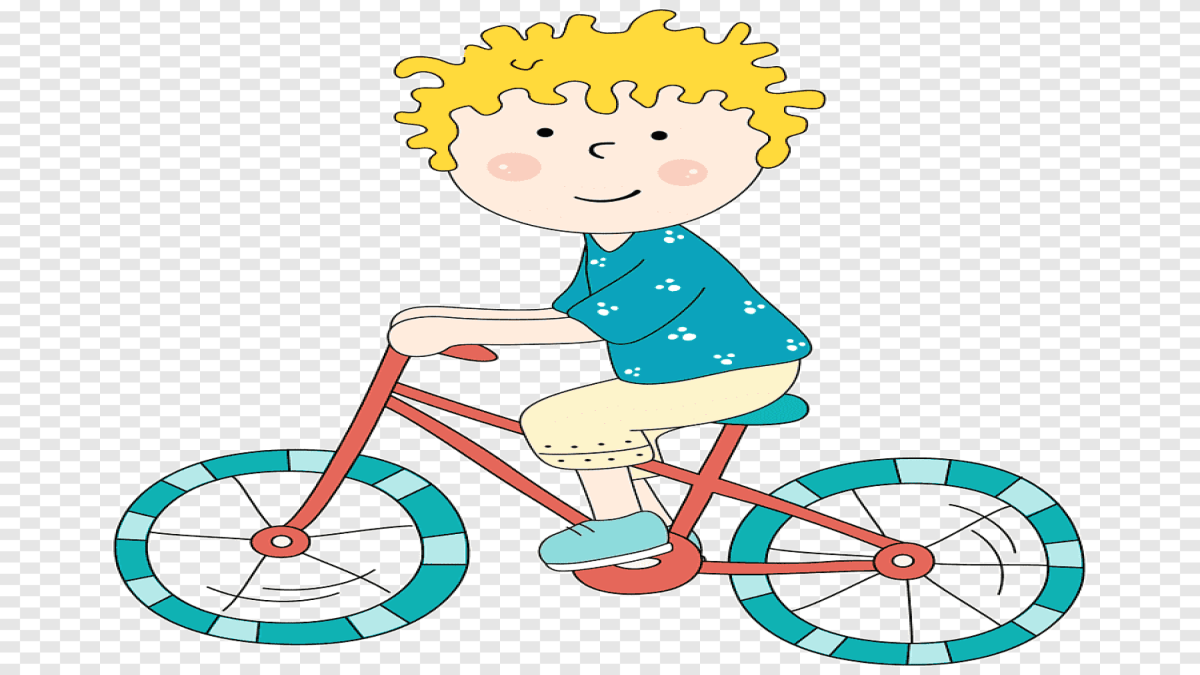 Cara menggambar sepeda untuk anak tk