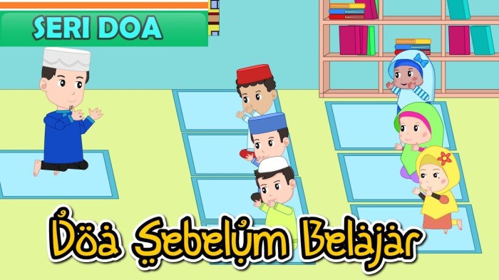 Gambar anak berdoa sebelum belajar