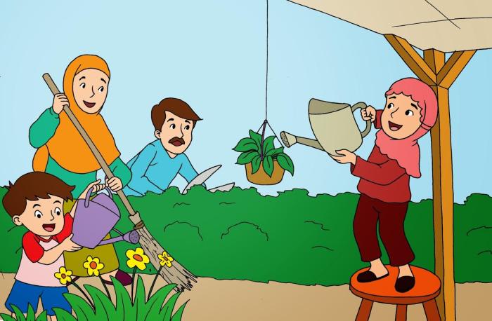 Gambar Kegiatan Kartun - 51+ Koleksi Gambar