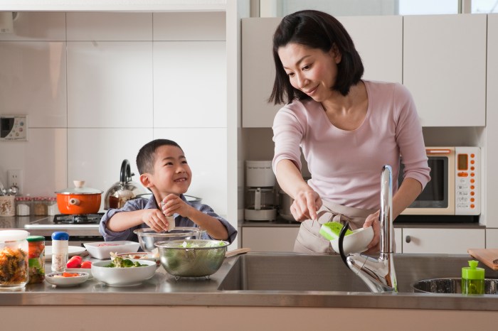 Masak masakan untuk anak anak