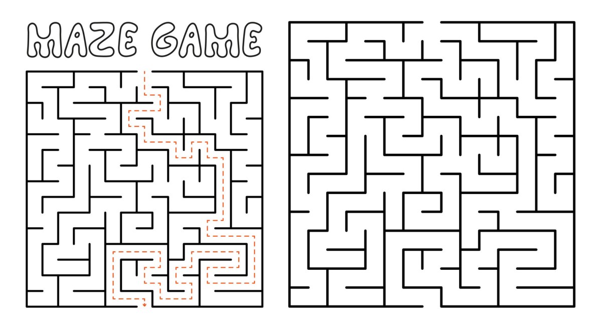 Maze anak tk