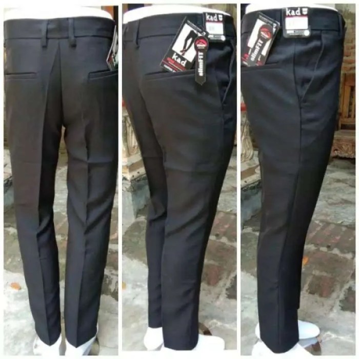 Jual Celana Bahan Kantor Ukuran Jumbo Formal Model Slim Fit Pria - 37 ...