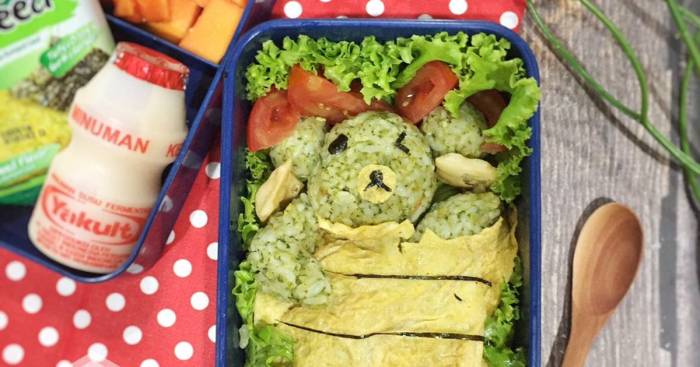 Daftar menu makan siang anak