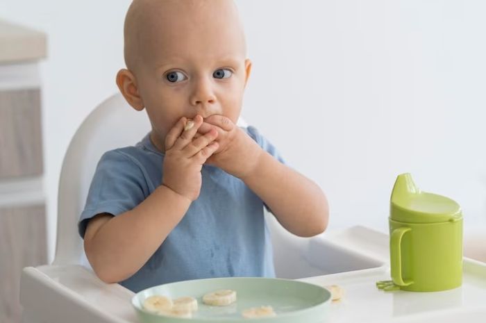 Cara mengajari anak mengunyah makanan