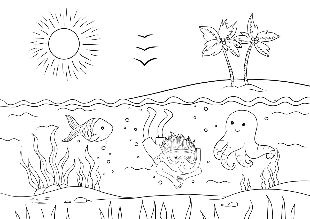 Mewarnai Pantai - Homecare24