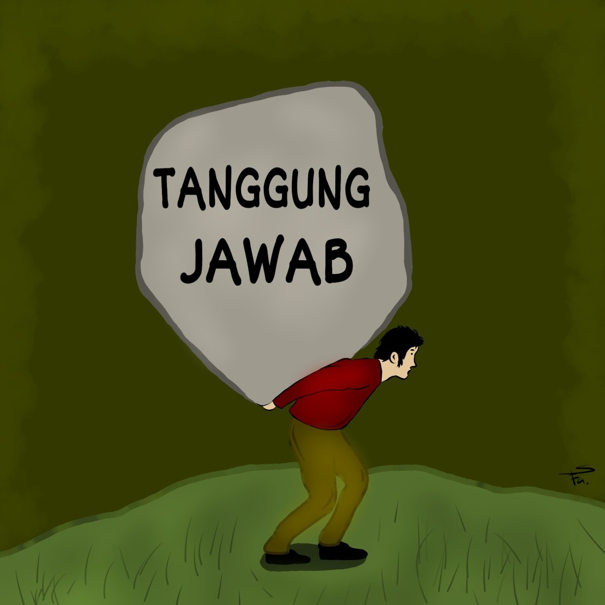 Tanggungjawab atau tanggung jawab