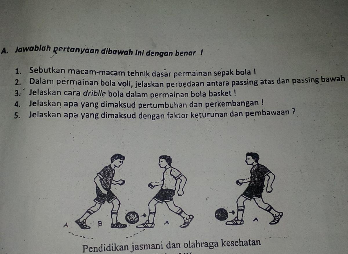 Apa perbedaan passing bawah dan passing atas