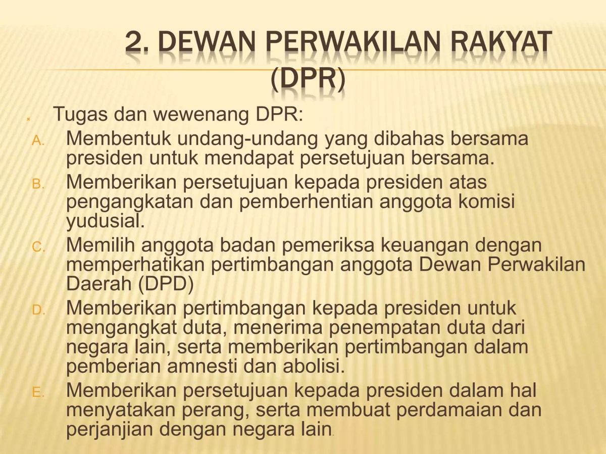 Lembaga-lembaga negara yang berwenang menyusun undang-undang adalah