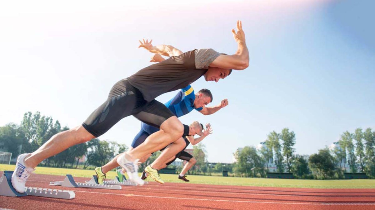 Lebar lintasan lari jarak pendek adalah
