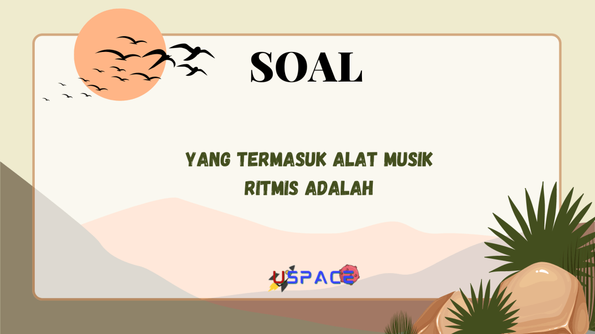 Yang termasuk alat musik ritmis adalah