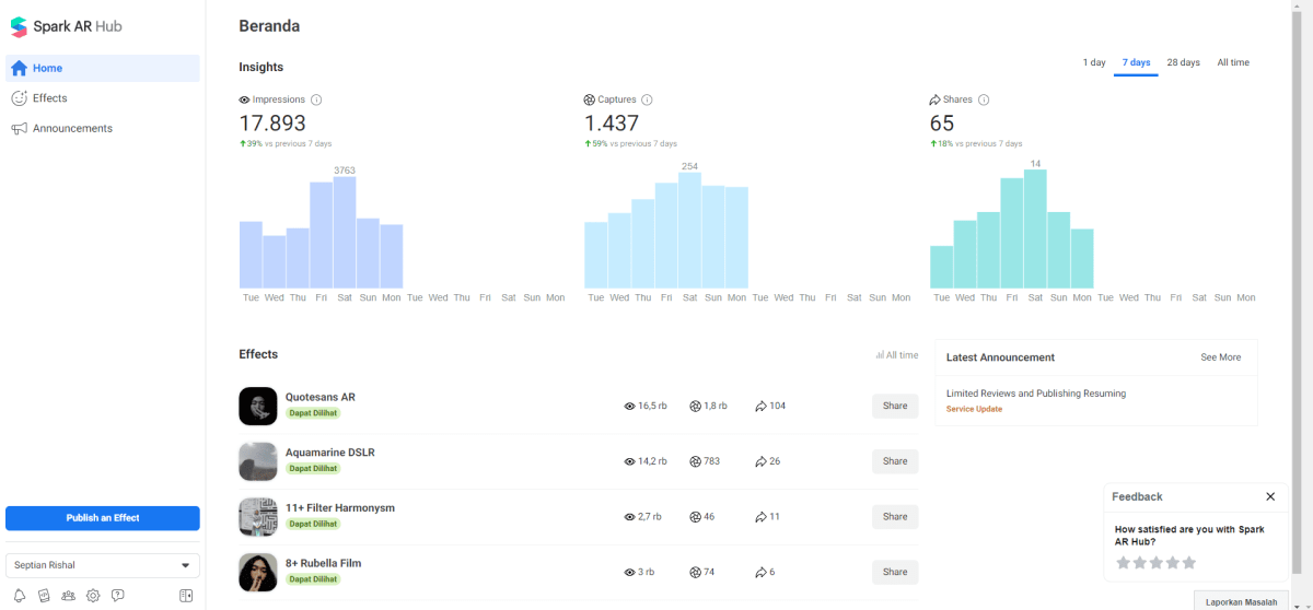 Cara membuat filter instagram