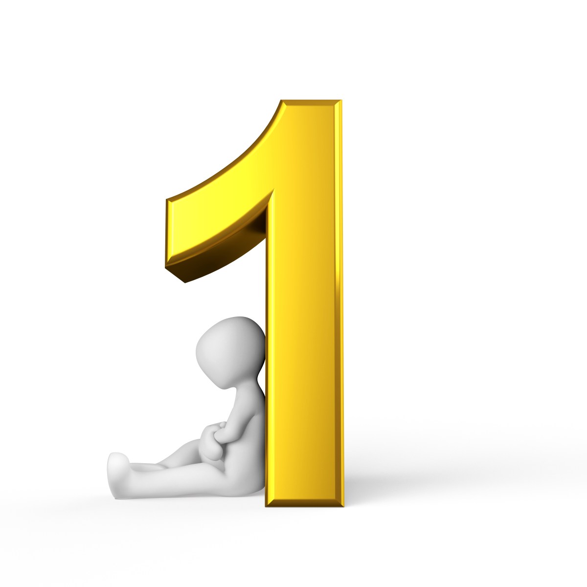 Golden 1 with man sitting at the bottom image - Free stock photo ...