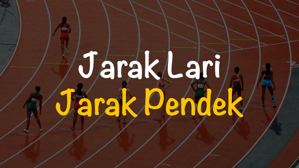 Lebar lintasan lari jarak pendek adalah